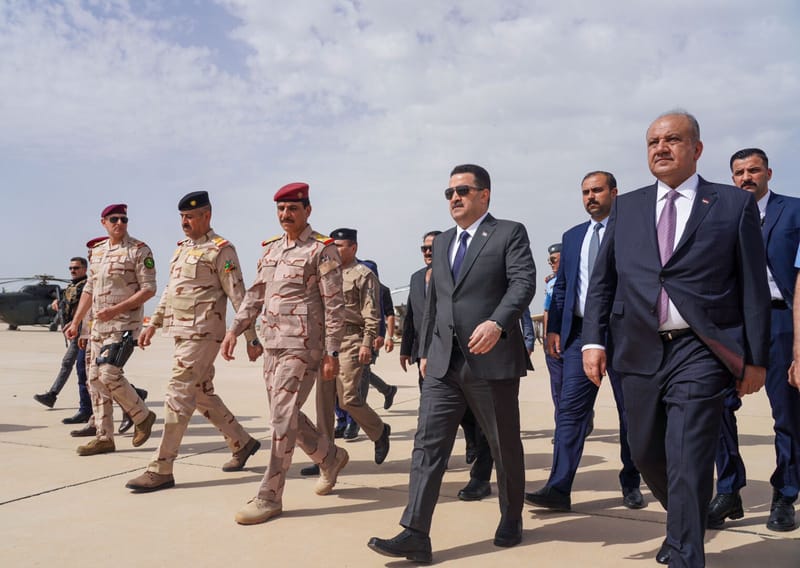 السوداني يحضر تمارين لمقاتلات عراقية بمشاركة فرنسية