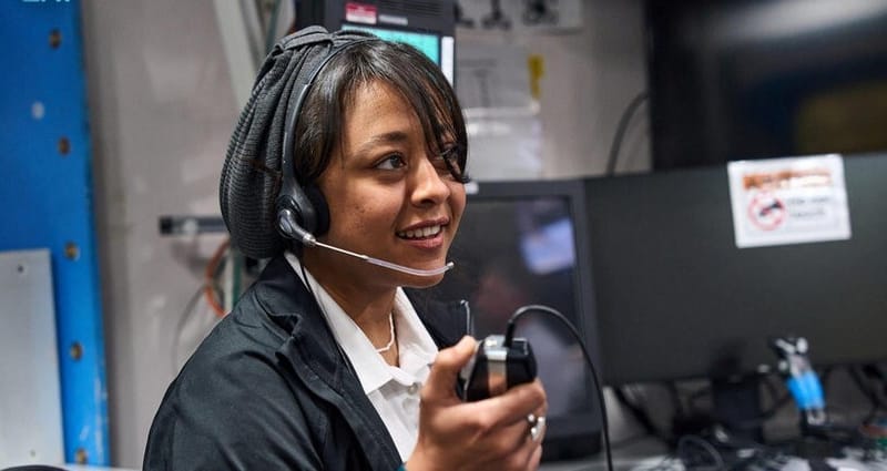 ريانة برناوي تختتم "تجاربها العلمية" في الفضاء