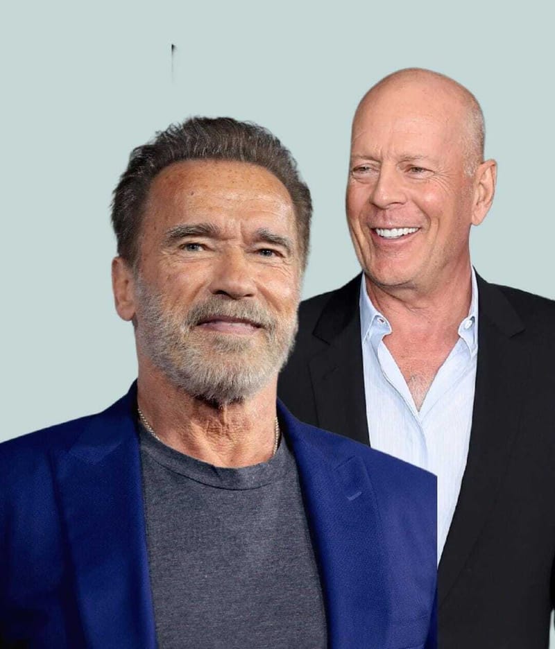 رسالة من أرنولد شوارزينغر إلى صديقه بروس ويليس في محنته