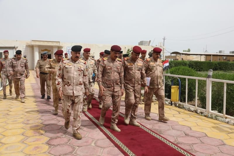 وفد أمني رفيع يصل قاطع عمليات صلاح الدين