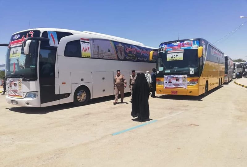 هيئة الحج تعلن نجاح خطة تفويج الحجاج برا الى الديار المقدسة