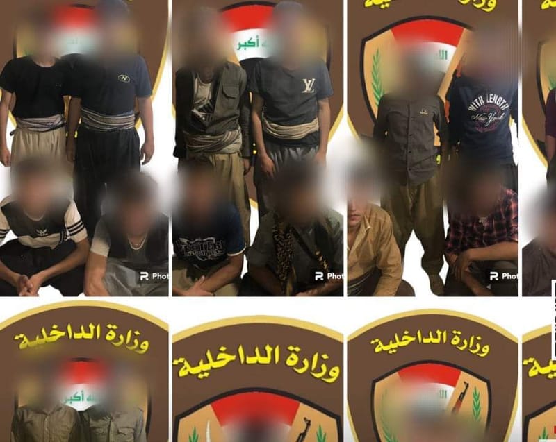 القبض على ٢٥ متسللًا أجنبيا حاولوا اجتياز الحدود بطريقة غير شرعية في السليمانية