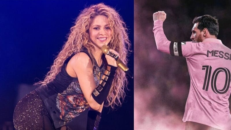 شاكيرا تشارك في استقبال ميسي مع إنتر ميامي