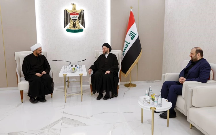 الحكيم والخزعلي يجددان دعمهما لحكومة السوداني