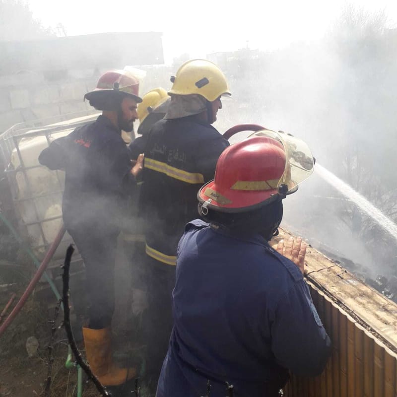 خلال الأسبوع الماضي إطفاء الموانئ تخمد (11) حريقا في البصرة