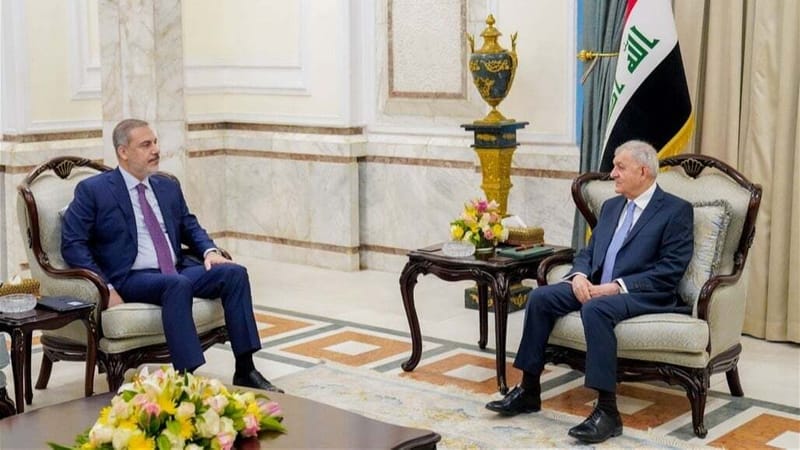 رشيد لوزير خارجية تركيا: ضرورة حصول العراق على حصة كافية من المياه