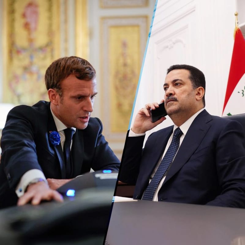 السوداني وماكرون يبحثان الملفات الاقتصادية والأمنية والعسكرية