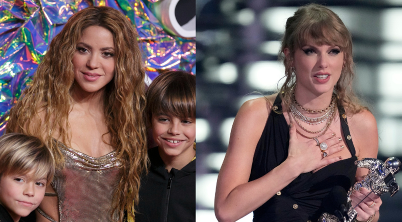 الجوائز لتايلور والأضواء لشاكيرا وطفلَيها في احتفاليّة «MTV» الموسيقيّة