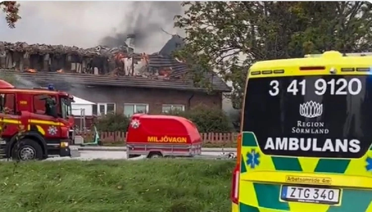 حريق متعمد يدمر مسجدا في مدينة سويدية