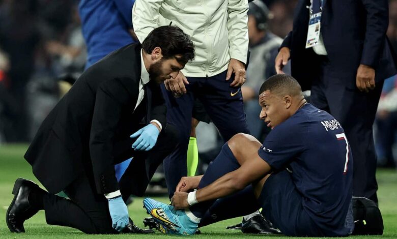 باريس سان جيرمان يوضح في بيان رسمي تطورات إصابة كيليان مبابي