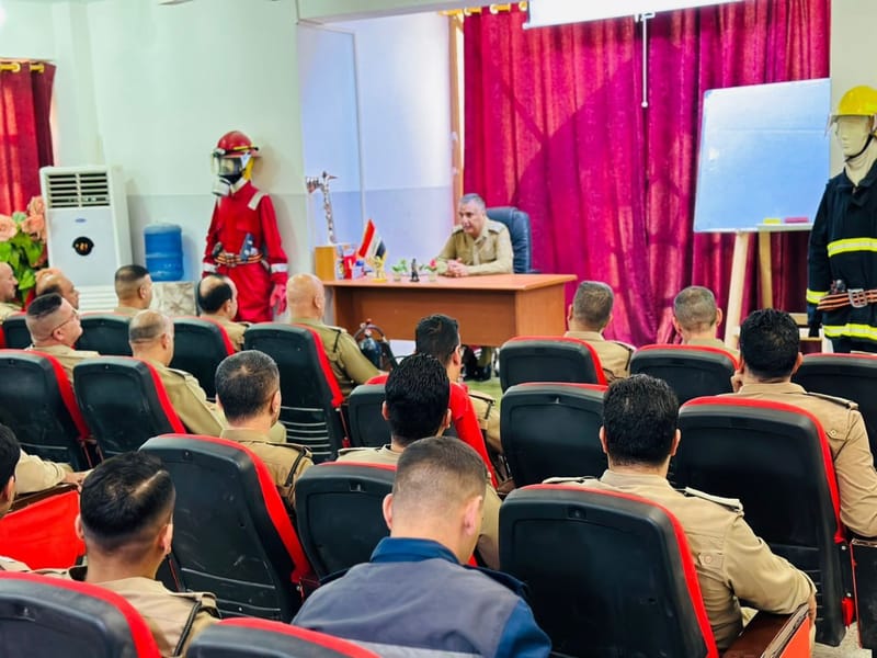 الدفاع المدني تنفذ حملة كبرى لإغلاق المشاريع المخالفة لشروط السلامة بالنجف الأشرف