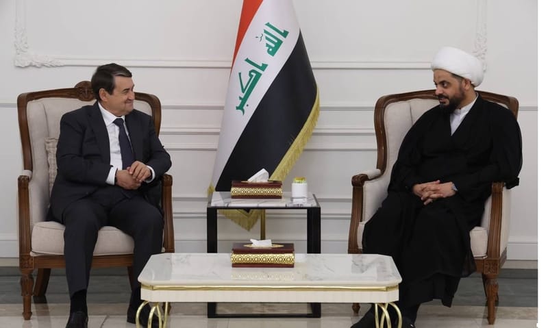 الشيخ الخزعلي ومعاون رئيس روسيا يبحثان العلاقات التأريخية بين البلدين