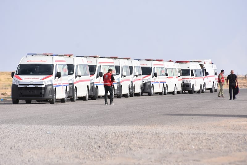 مكتب رئيس الوزراء: نقل الوجبة الثالثة من المصابين بحادث الحمدانية لتلقي العلاج في الخارج