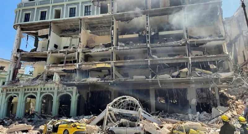 قتلى وجرحى في حادث انهيار مبنى في هافانا