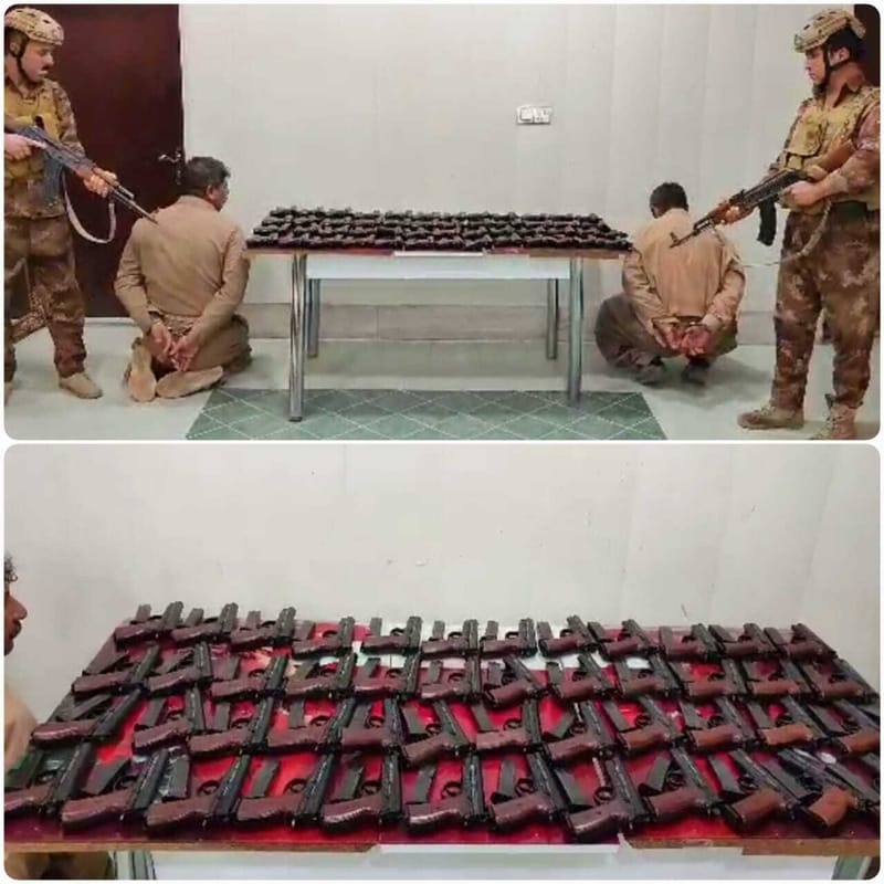 في محافظتين.. القبض على مهرّبين بحوزتهما 40 مسدساً واعتقال قاتل معاون مدرسة