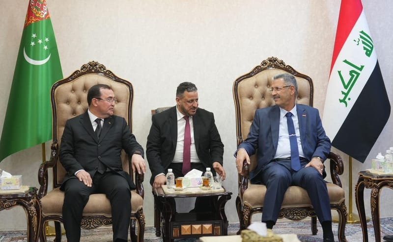 العراق وتركمانستان يؤكدان على أهمية التعاون في مجال توريد الغاز