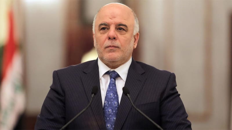 العبادي: ‏نؤيد وندعم حق الفلسطينيين بأرضهم ودولتهم