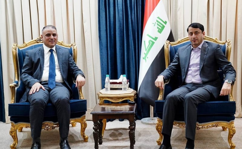 الغزي، استقبل محافظ واسط  وأكد حرصه على دعم الحكومات المحلية والوحدات الإدارية في مختلف المحافظات