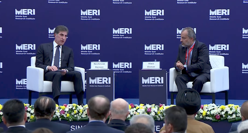 نيجيرفان بارزاني "قلق من كارثة في غزة": من حق الفلسطينيين أن تكون لهم دولة والمشكلة لن تحل بحرب