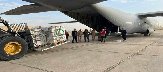 السفيرة الامريكية تشيد بجهود الحكومة العراقية لإرسالها شحنة ثالثة من‎ المساعدات الإنسانية إلى غزة