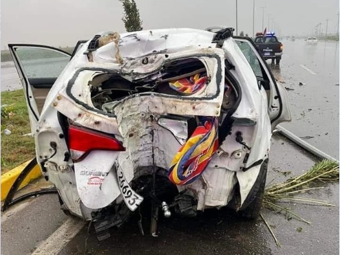 جرحى بحادث سير بين 7 عجلات على طريق كركوك - السليمانية