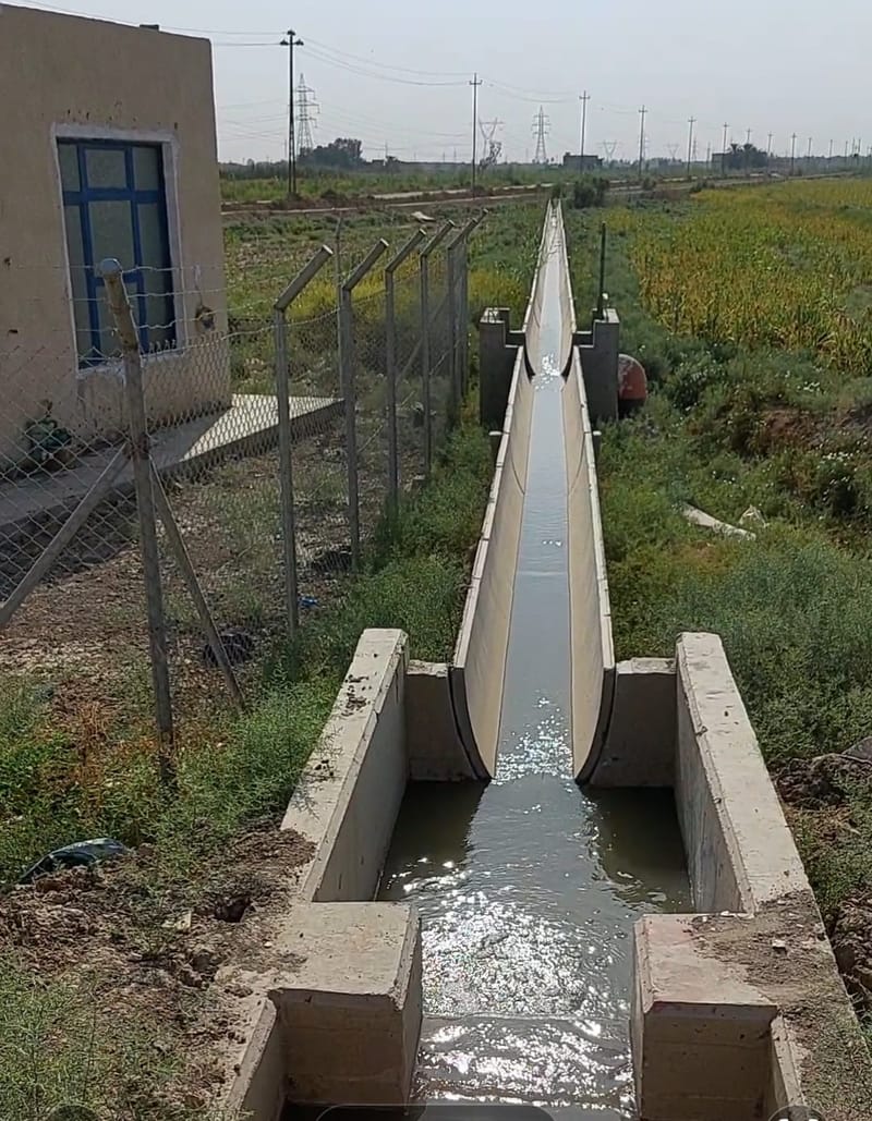 بطول 2 كم.. الموارد المائية تنجز إستصلاح 3 آلاف دونم في المثنى