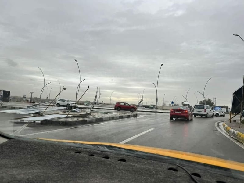 الأمطار والعواصف تكبد مرشحي الانتخابات العراقية خسائر مادية