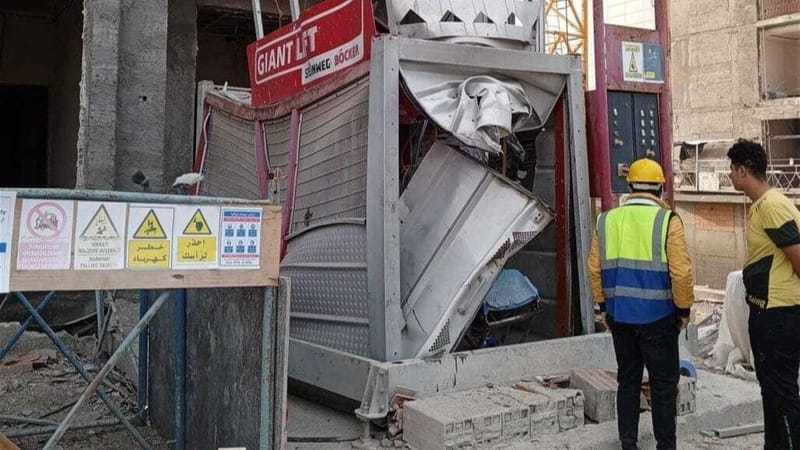 مصرع ثلاثة عمال إثر سقوط مصعد في بغداد