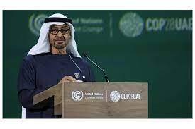 رئيس الإمارات يعلن إنشاء صندوق بـ 30 مليار دولار للحلول المناخية عالميًا