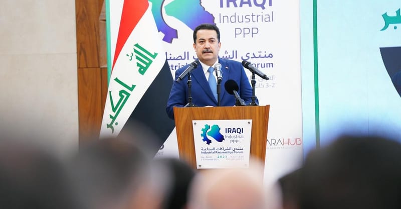 السوداني: نقوم بدراسة مشاريع اقتصادية ومدن صناعية ومناطق حرة مع دول مجاورة