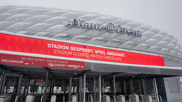 الدوري الألماني.. الثلوج تؤجل مباراة بايرن ميونخ وأونيون برلين