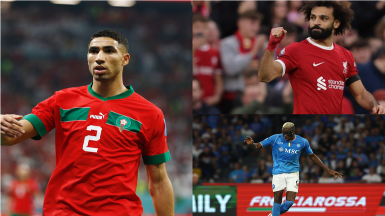 بعد استبعاد محرز وبونو.. من الأوفر حظا للفوز بالكرة الذهبية الإفريقية بين صلاح وأوسيمين وحكيمي؟