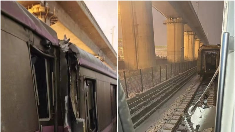 إصابة أكثر من 100 شخص إثر حادث مترو في الصين