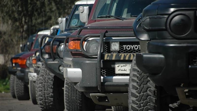 الدفع الرباعي تتصدر قائمة مبيعات السيارات في العراق خلال 2023