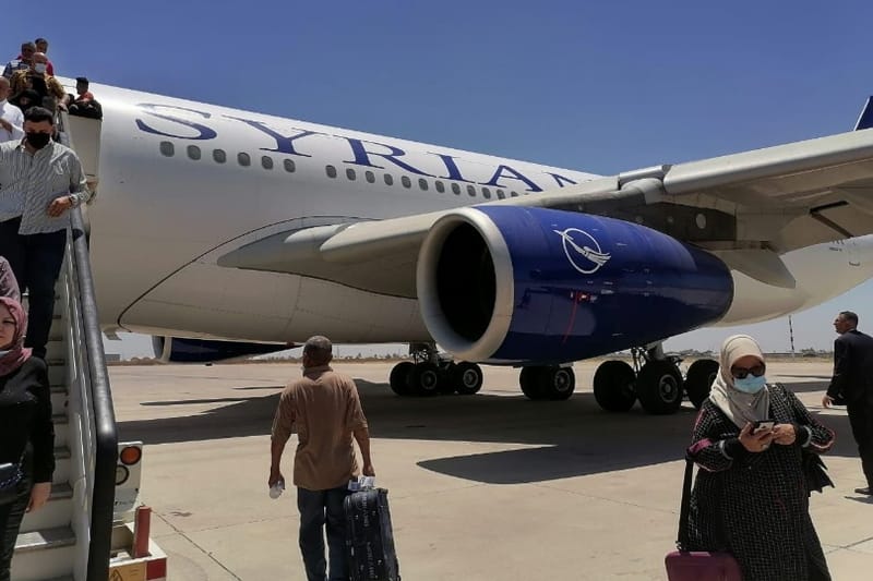 طائرة سورية تهبط اضطرارياً في مطار بغداداليوم