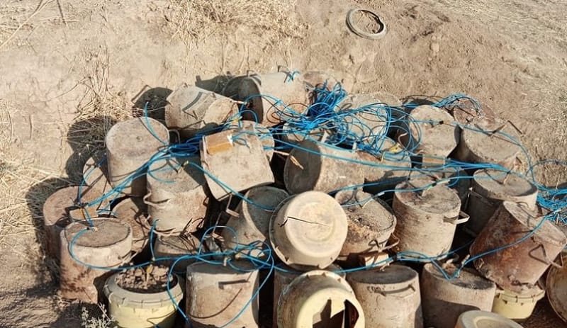 العثور على اكداس للعتاد والعبوات الناسفة في 4 محافظات