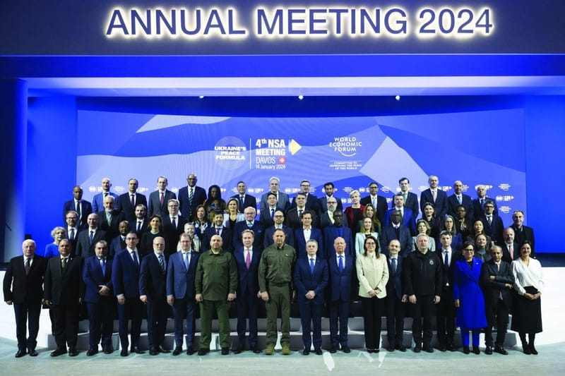 أسبوع "دافوس" يخرج بجملة تحذيرات من مخاطر جيوسياسية على الاقتصاد العالمي