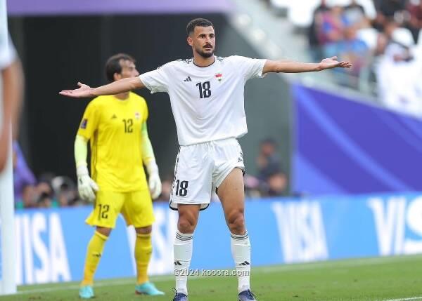 هداف العراق مهدد بالغياب عن مواجهة فيتنام