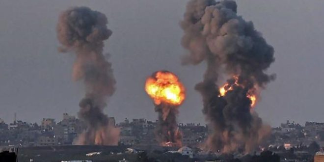 ضربة امريكية بريطانية تستهدف موقع لتخزين صواريخ الحوثيين