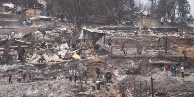 مقتل 112 شخصا جراء اجتياح حرائق الغابات في تشيلي