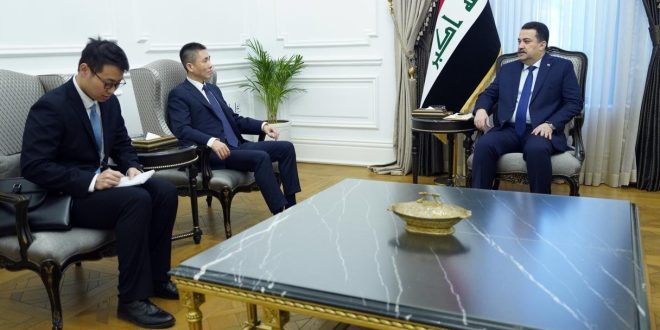 السوداني يبحث مع السفير الصيني تنفيذ طريق التنمية والاستقرار في المنطقة