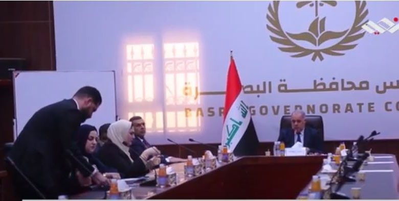 مجلس البصرة يرفع جلسته بعد اكمال الاستحقاقات للمناصب الخمسة