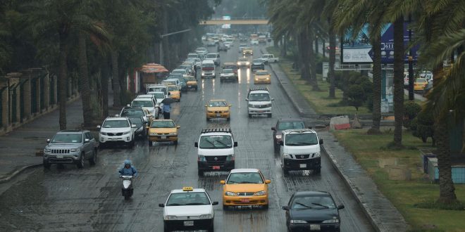 توقعات باستمرار هطول الأمطار حتى يوم غد