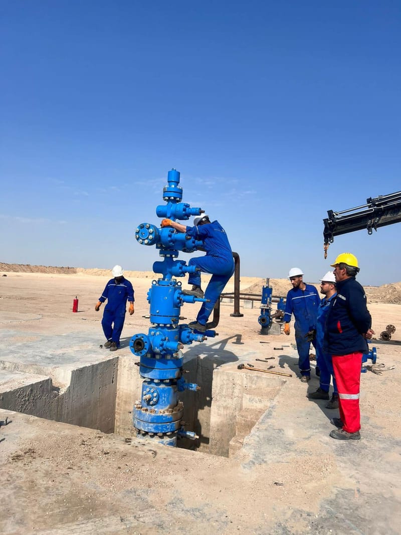 العراق يُدشّن 3 آبار نفطية جديدة في حقل الناصرية