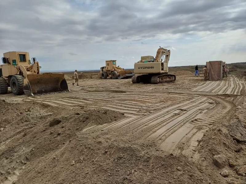 أنطلاق أولى مراحل خط الصد في "تلال النار" لحماية 300 ألف عراقي