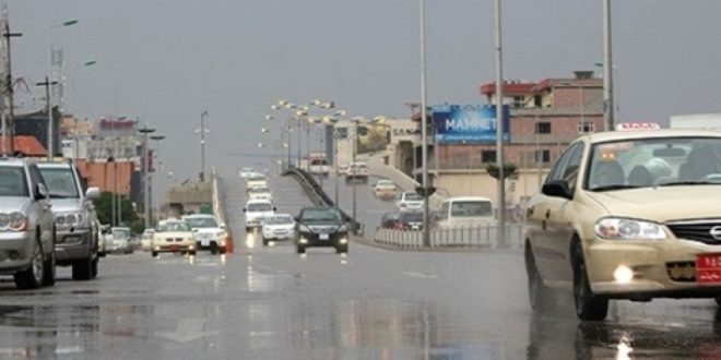 الطقس: امطار رعدية وتفاوت في درجات الحرارة