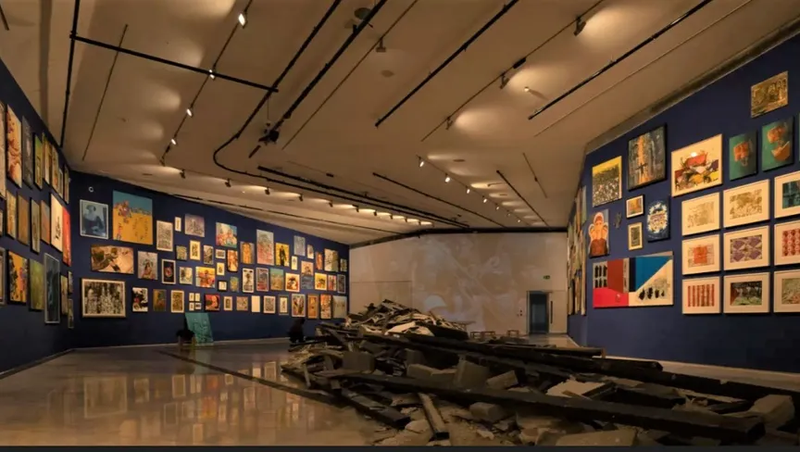 "هذا ليس معرضاً".. بل شهادة للفن الفلسطيني