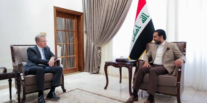 الحلبوسي يبحث مع سفيري بريطانيا وفرنسا لدى العراق تعزيز التعاون بمختلف المجالات