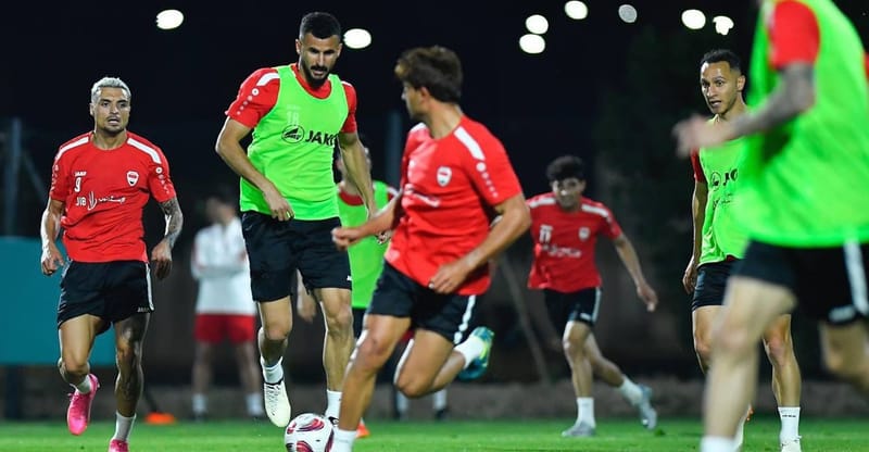 تدريبات "مكثفة" للمنتخب الوطني قبل مواجهة الفلبين "صور"