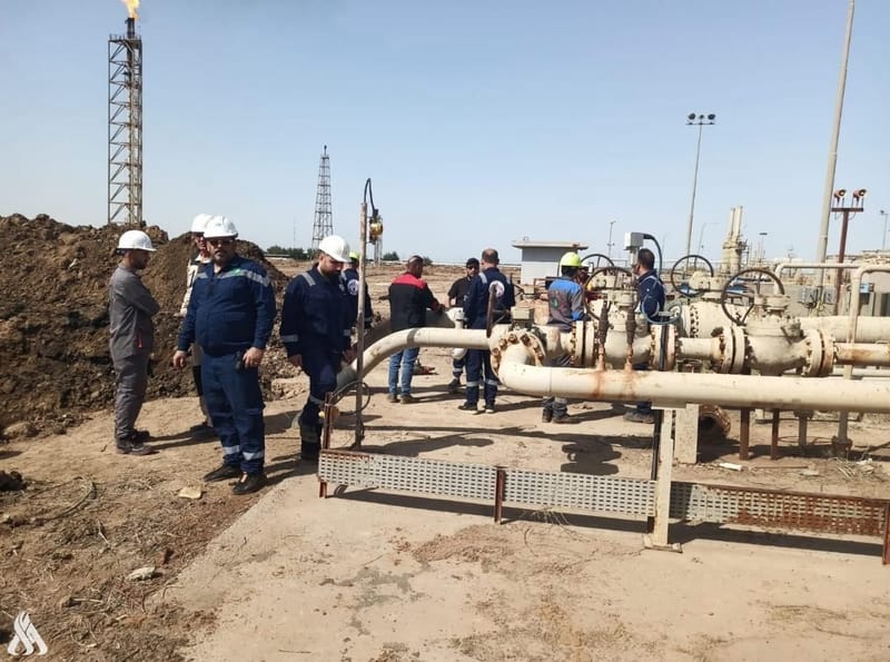 النفط: إنجاز المرحلة الأولى لأعمال تأهيل أنبوب الغاز في محطة كهرباء التاجي